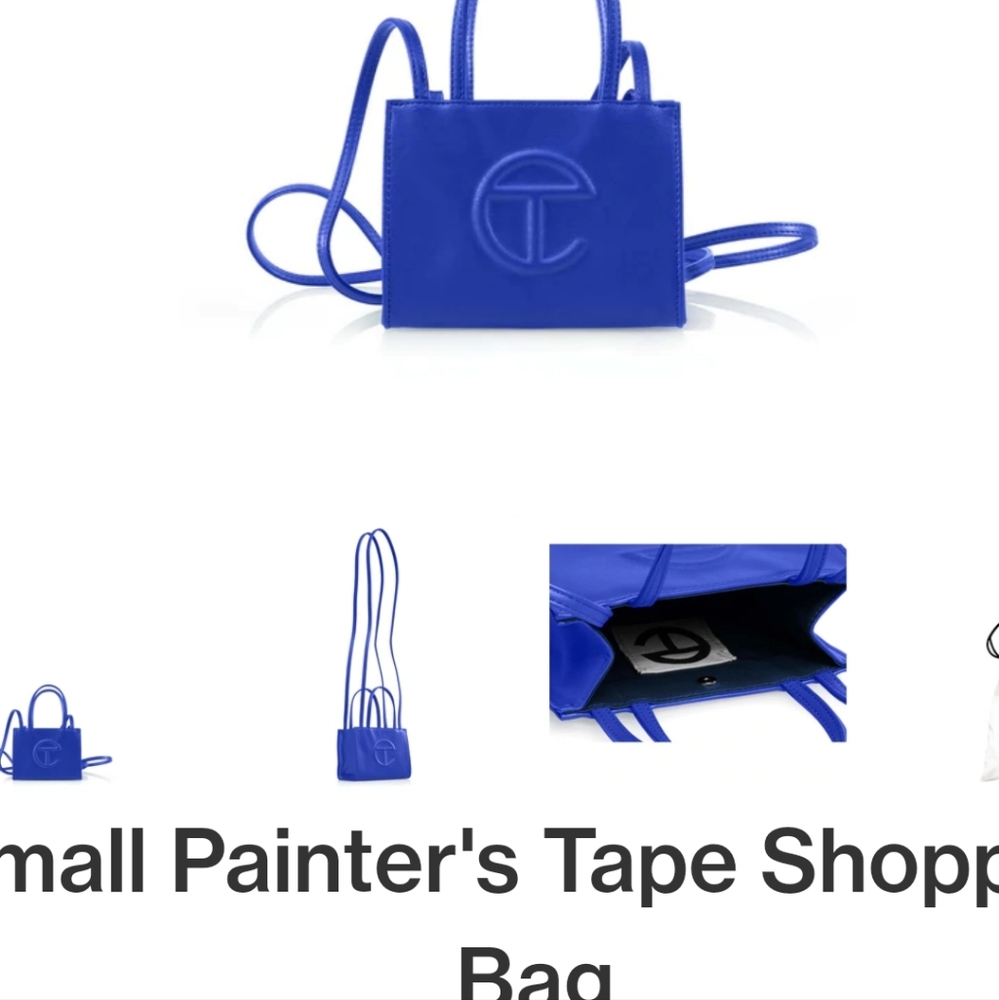 Telfar painters tape bag small
